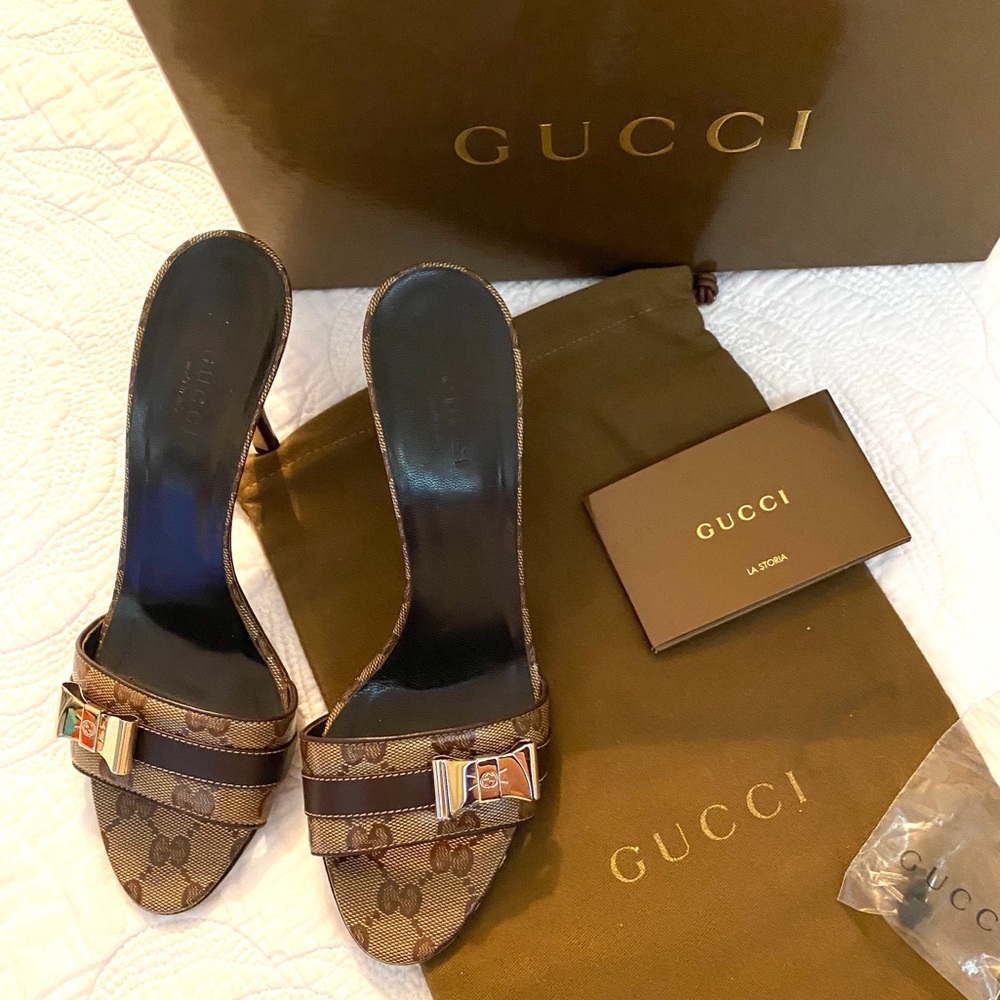 Gucci Sand Tess Cuoio Sandals 👡⚜️⚜️